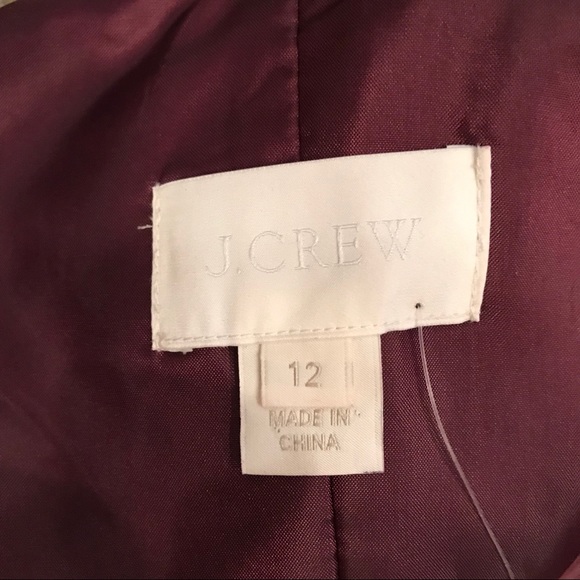J Crew: Cranberry Cocktail Dress - Picture 4 of 7